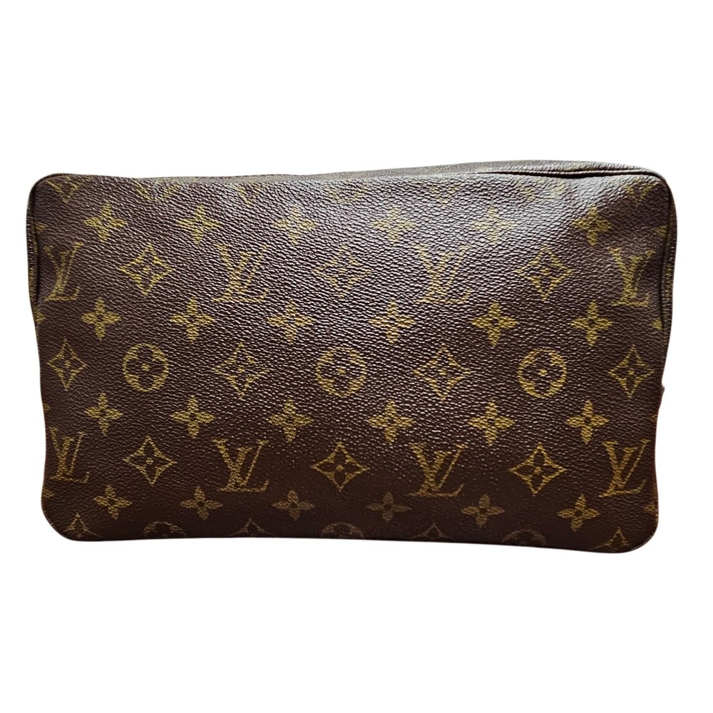 Authentic Louis Vuitton Trousse Toilette 28 Monogram Cosmetic Travel Pouch Bag